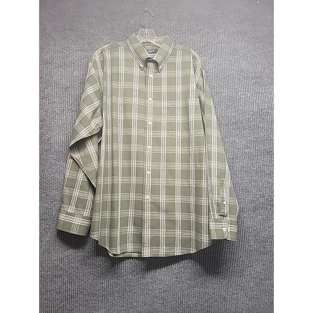 Mens XL Long Sleeve Button-down Shirt Roundtree And Yorke